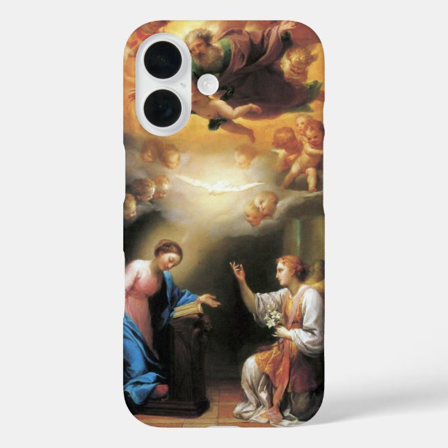 Annunciation by Anton Raphael Mengs Case-Mate iPhone Case (Back)