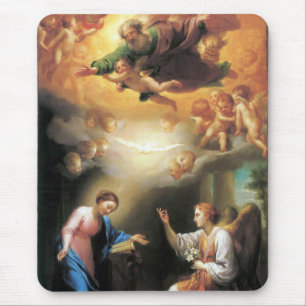 Annunciation by Anton Raphael Mengs Mouse Pad