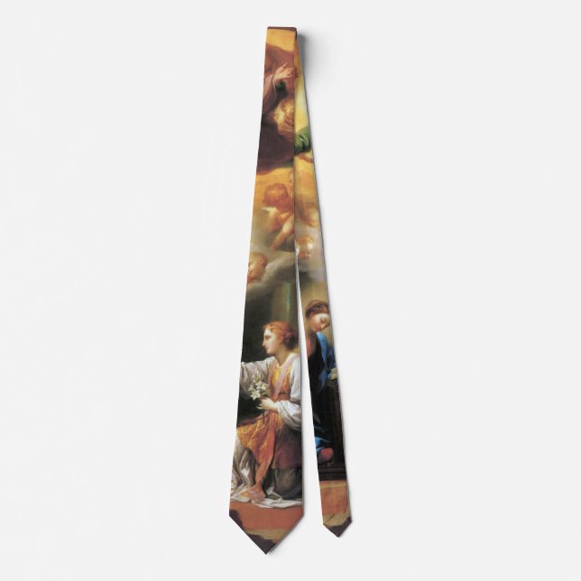 Annunciation by Anton Raphael Mengs Tie (Front)