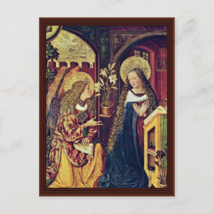 Annunciation By Bayerischer Meister Postcard