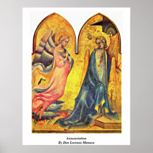 Annunciation By Don Lorenzo Monaco Poster