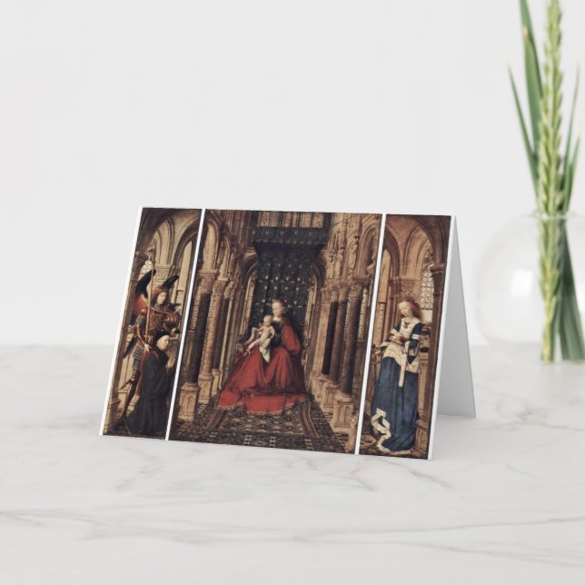Annunciation By Eyck Jan Van (Best Quality) Card (Front)
