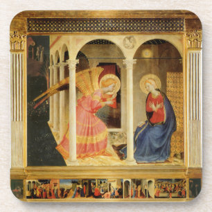 Annunciation by Fra Angelico, Renaissance Fine Art Coaster