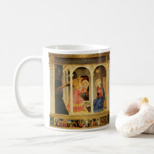 Annunciation by Fra Angelico, Renaissance Fine Art Coffee Mug