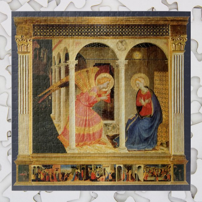 Annunciation by Fra Angelico, Renaissance Fine Art Jigsaw Puzzle (Creator Uploaded)