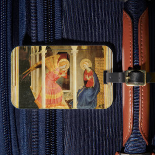 Annunciation by Fra Angelico, Renaissance Fine Art Luggage Tag