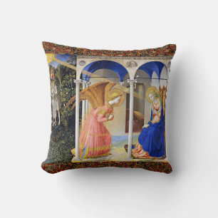 ANNUNCIATION by Fra Beato Angelico  Cushion