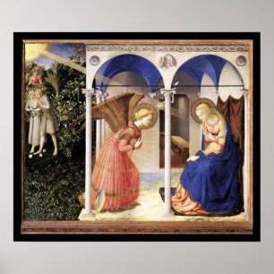 ANNUNCIATION by Fra Beato Angelico Poster