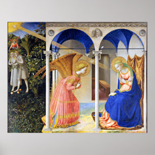 ANNUNCIATION by Fra Beato Angelico Poster
