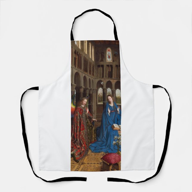 Annunciation by Jan van Eyck Apron (Front)