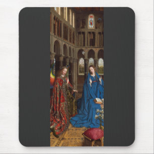 Annunciation by Jan van Eyck Mouse Pad