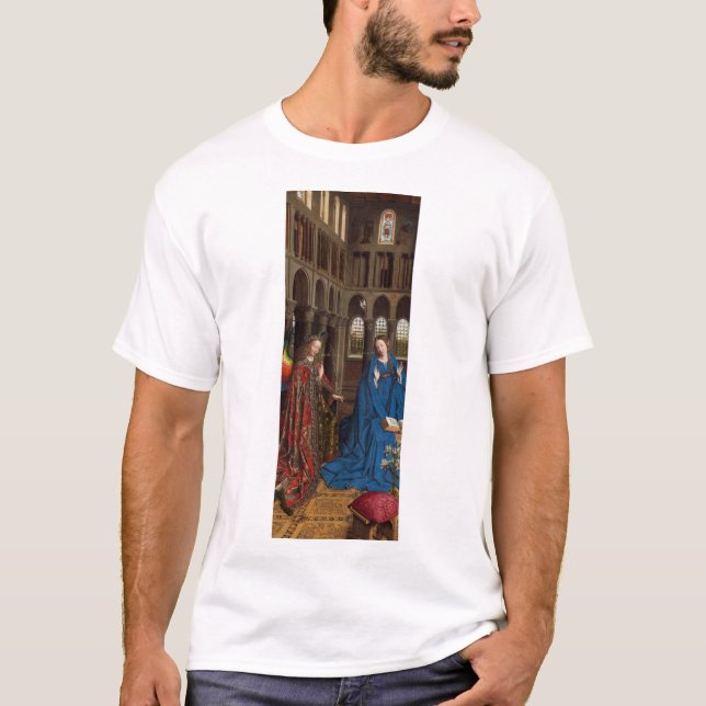 Annunciation by Jan van Eyck T-Shirt (Front)