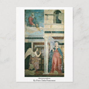 Annunciation By Piero Della Francesca Postcard