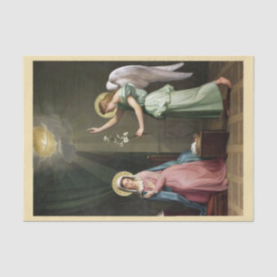 Annunciation, Decoupage Tissue Paper