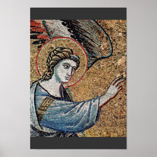 Annunciation Detail By Pietro Cavallini Poster