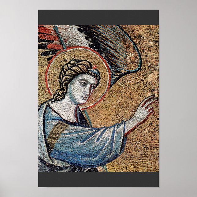 Annunciation Detail By Pietro Cavallini Poster (Front)