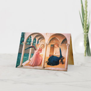 ANNUNCIATION Fra Beato Angelico Old Irish Blessing Card