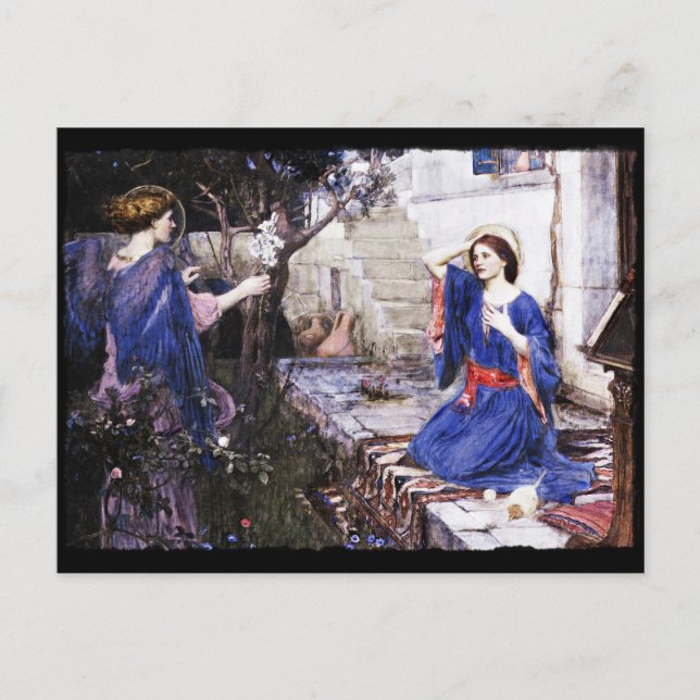 Annunciation in the Garden Postcard (Front)