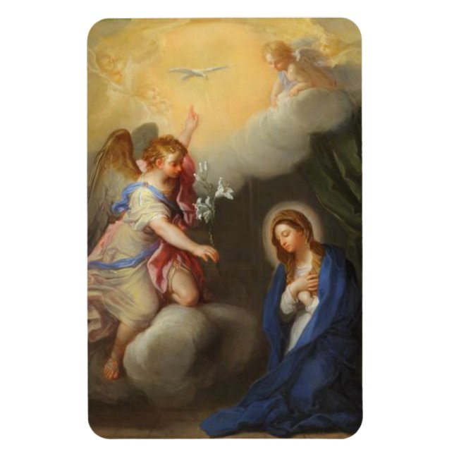 Annunciation of Mary Angel Gabriel Magnet (Vertical)