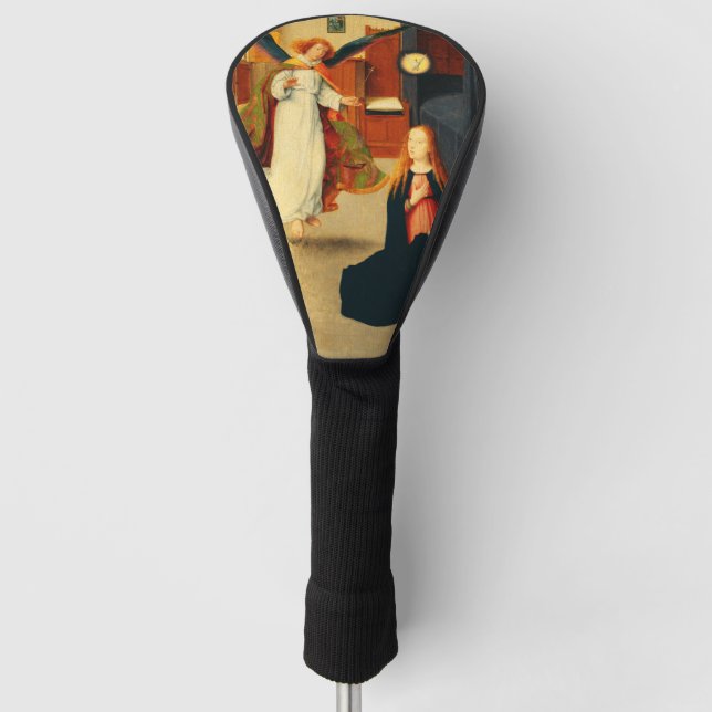 Annunciation of Virgin Mary by Gerard David Golf Head Cover (Front)