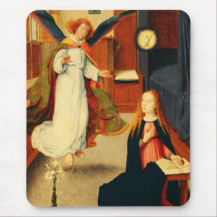 Annunciation of Virgin Mary by Gerard David Mouse Pad