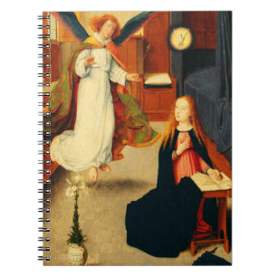 Annunciation of Virgin Mary by Gerard David Notebook