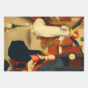 Annunciation of Virgin Mary by Gerard David Wrapping Paper Sheet