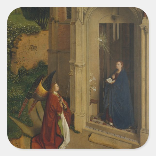 Annunciation Square Sticker (Front)