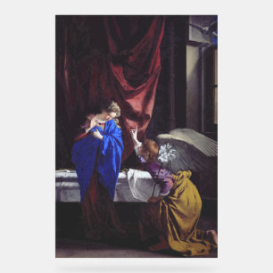 Annunciation to the Blessed Virgin Mary by Orazio Acrylic Sign