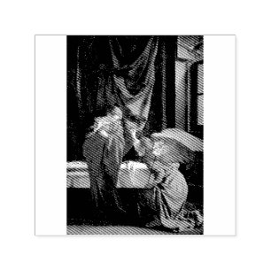 Annunciation to the Blessed Virgin Mary by Orazio  Self-inking Stamp