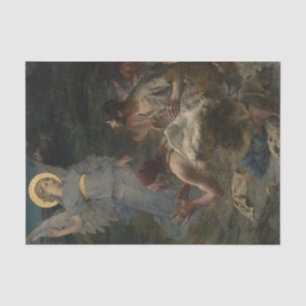 Annunciation to the Shepherds by Jules Bastien Tissue Paper