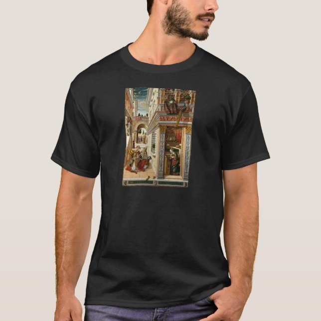 Annunciation With St. Emidius, 1486 T-Shirt (Front)