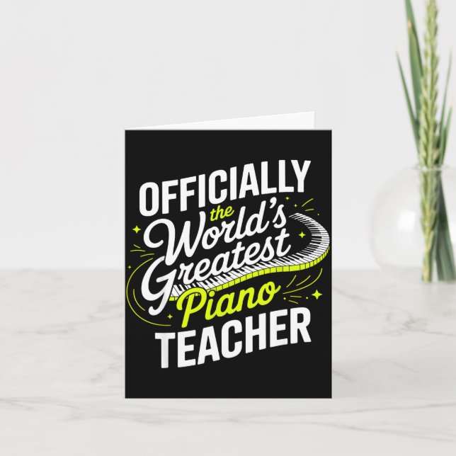 Ano Art For Men Women Anist Ano Teacher Ano Player Card (Front)