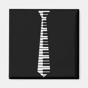 Ano Neck Tie Funny Humorous Keyboard Music Player Magnet