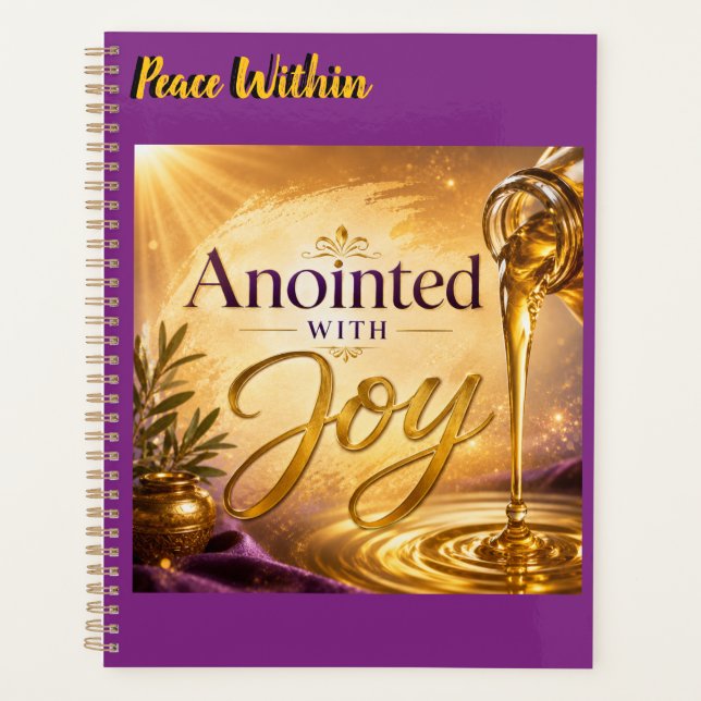 Anointed With Joy Planner (Front)