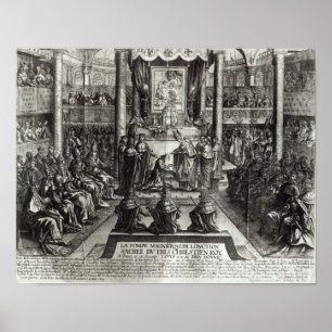 Anointing of Louis XIV  at Reims Poster