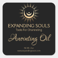 Anointing Oil Moon Labels