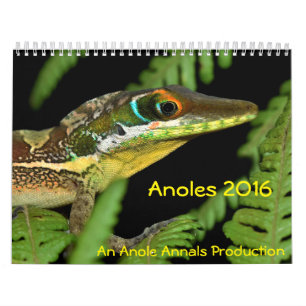 Anoles 2016 - An Anole Annals Production Calendar