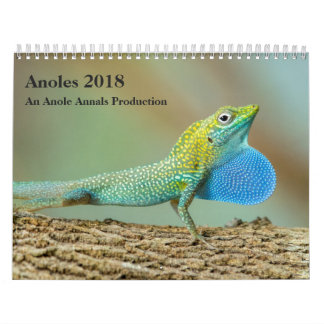 Anoles 2018 - An Anole Annals Production Calendar