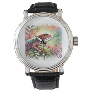 Anolis de rueda 100724AREF114 - Watercolor Watch