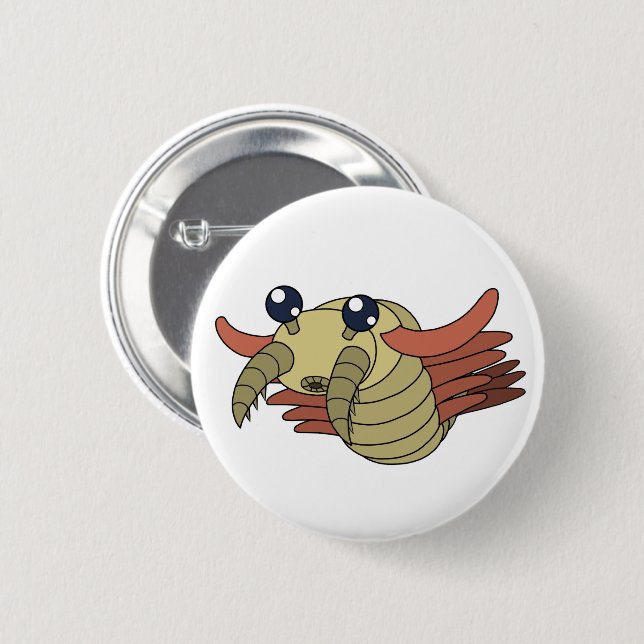 Anomalocaris! 6 Cm Round Badge (Front & Back)