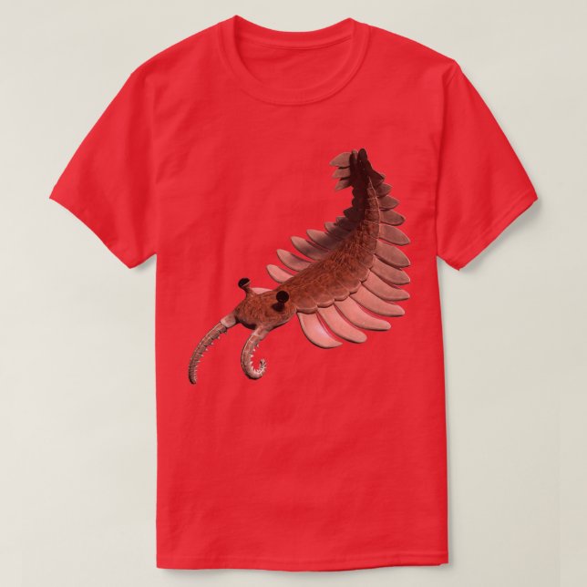 Anomalocaris creature of the Cambrian period T-Shirt (Design Front)