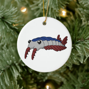 Anomalocaris- Prehistoric Animal Ceramic Tree Decoration