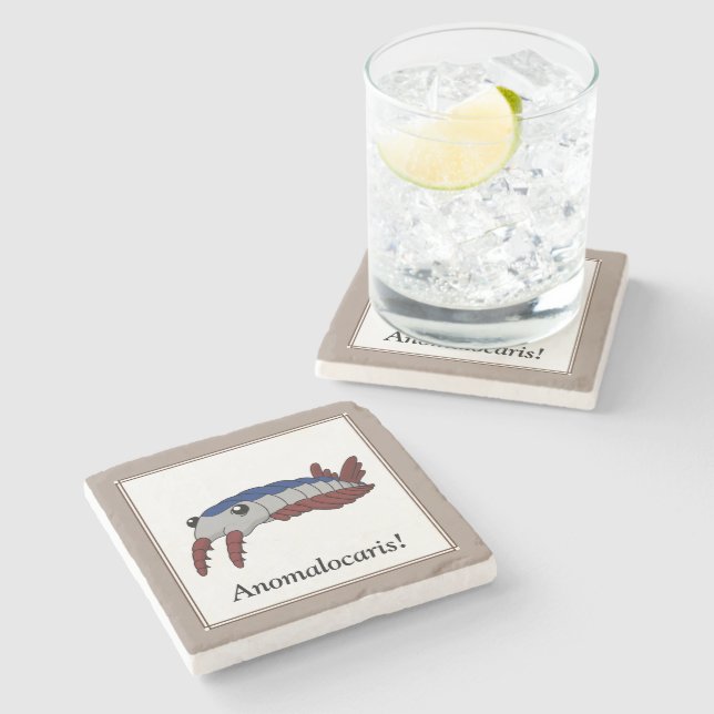 Anomalocaris- Prehistoric Animal Stone Coaster (Side)