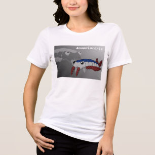 Anomalocaris- Prehistoric Animal Tri-Blend Shirt