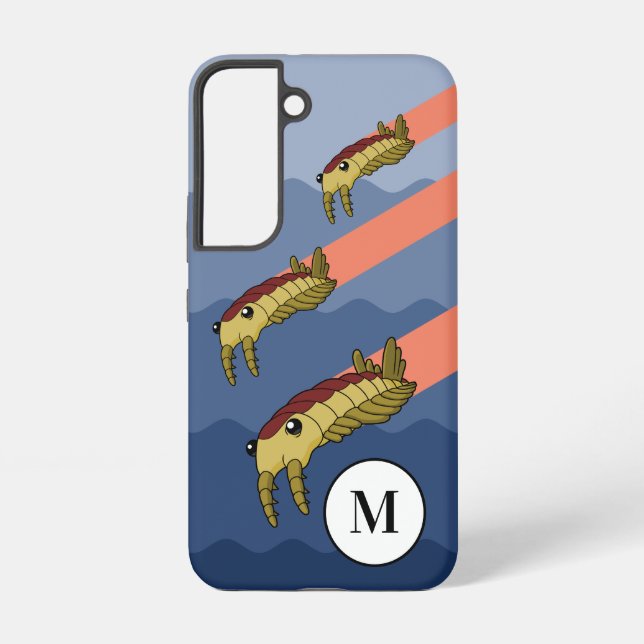 Anomalocaris Swarm- Personalised Prehistoric Samsung Galaxy S22 Case (Back)