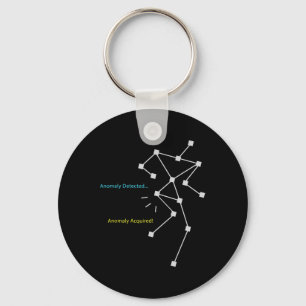 Anomaly Detected Sls Ghost Hunting - Funny Paranor Key Ring