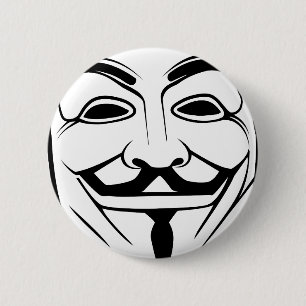Anon 6 Cm Round Badge