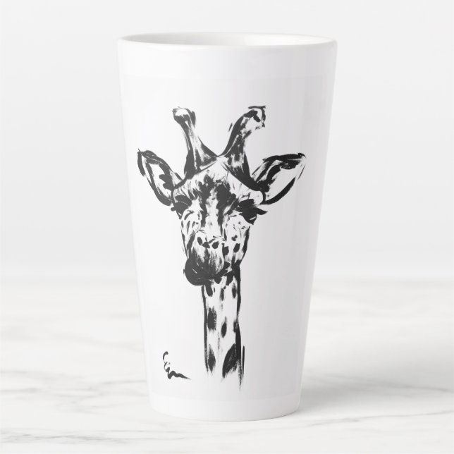 Anonimal 2 latte mug (Front)