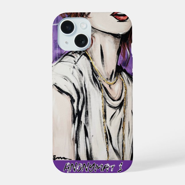 Anonymity 1 iPhone 15 case (Back)
